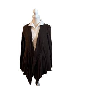 Sophie Max Brown Swing Cardigan Large